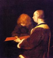 Borch, Gerard Ter - The Reading Lesson